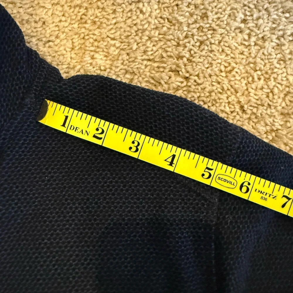 Orvis Men's Navy 1/4 zip sweater SZ M. Fleece lined. Excellent condition